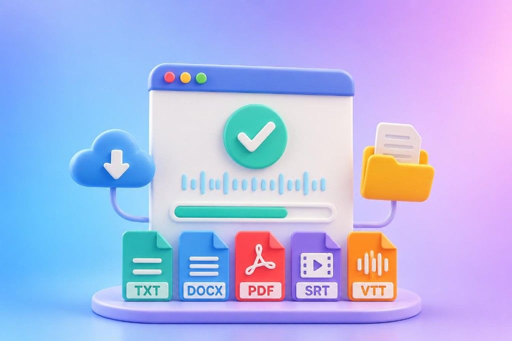 Step 3: Export Your Transcript